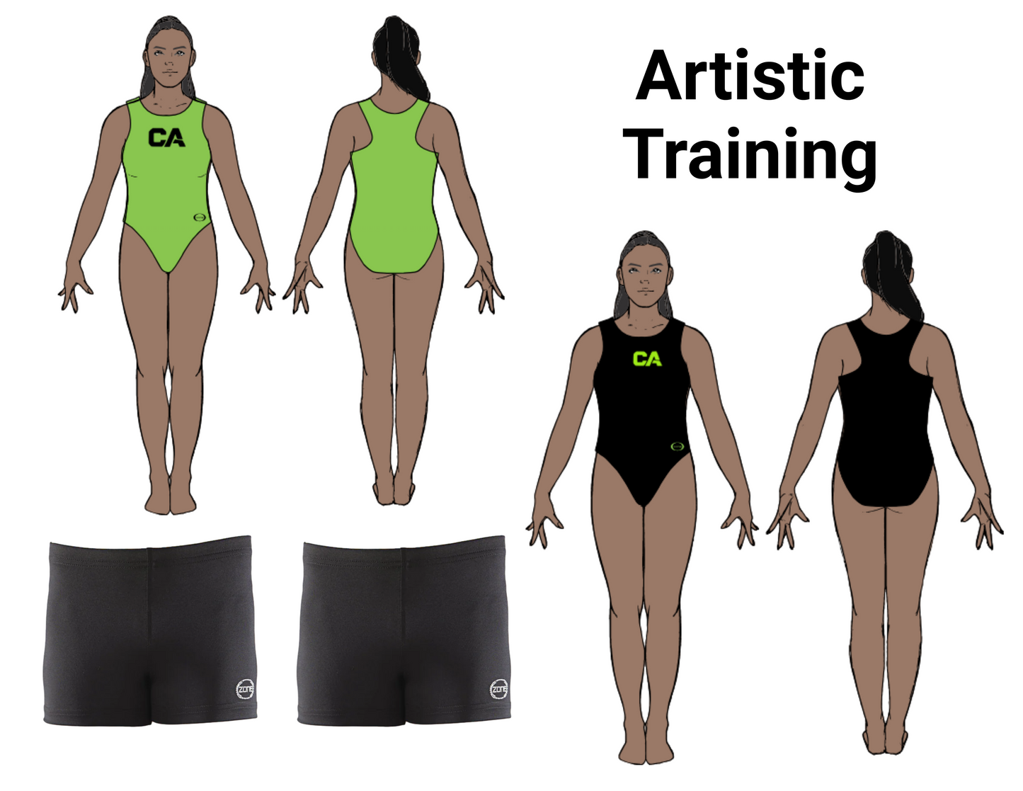 Artistic Bronze & Silver Apparel Package