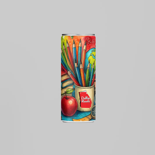 Dalton Reads! - 20 oz Full Color Tumbler