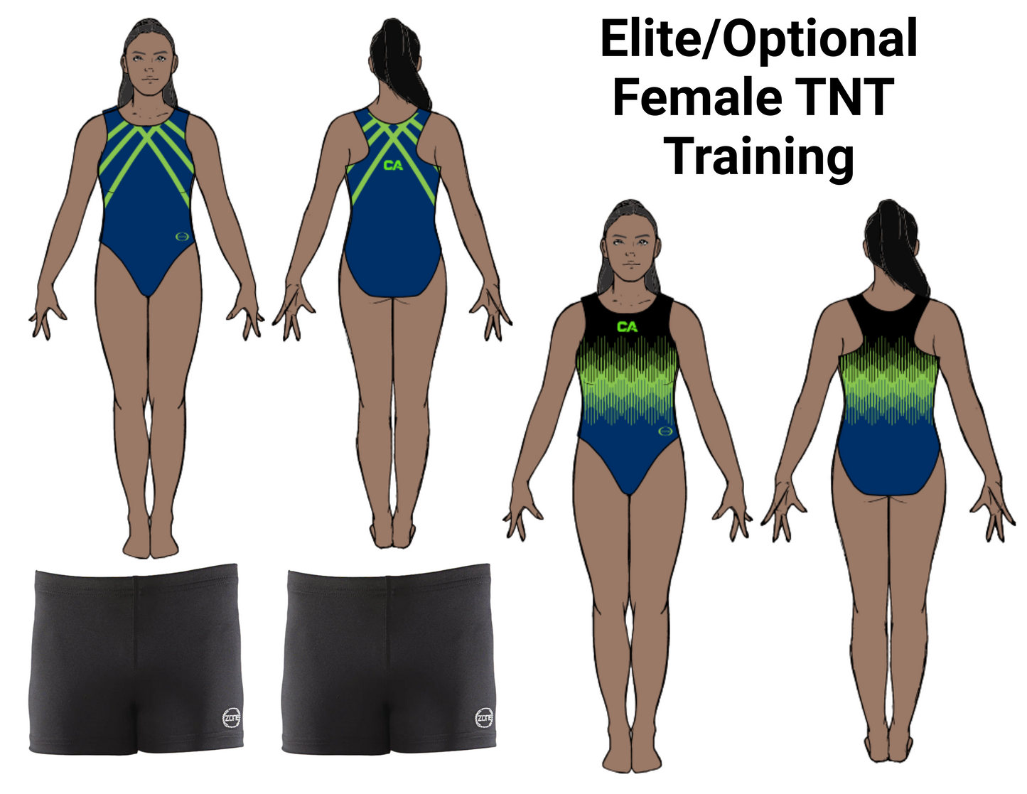 TNT - Elite/Optional Female Apparel Package WITH COMP LEO