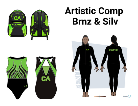 Artistic Bronze & Silver Apparel Package