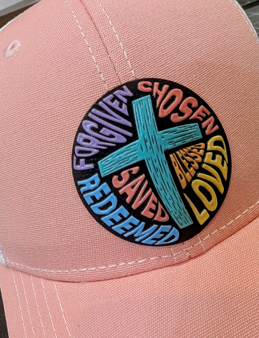 Infinity Her - Redeemed Trucker Hat with UV Resin Patch